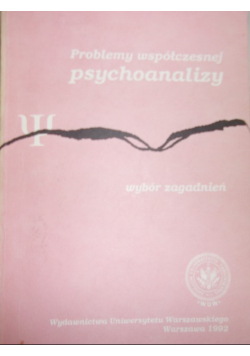 Problemy współczesnej psychoanalizy