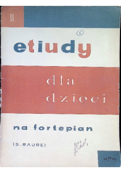 Etiudy dla dzieci na fortepian