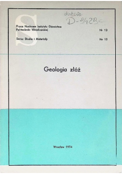 Geologia złóz