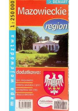 Mazowieckie Mapa województwa