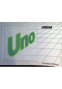 Fiat uno instrukcja obsługi