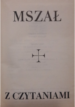 Mszał z czytaniami