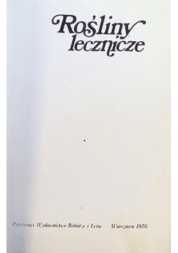 Rośliny lecznicze