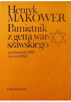 Pamiętnik z getta warszawskiego