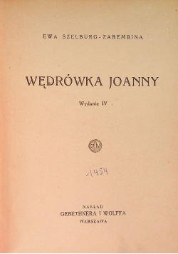 Wędrówka Joanny 1947 r.