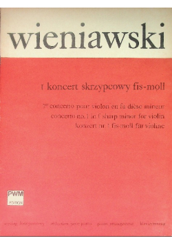 I koncert skrzypcowy fis moll