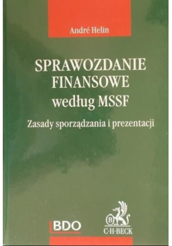Sprawozdanie finansowe według MSSF Zasady sporządzania i prezentacji