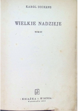Wielkie nadzieje Tom II