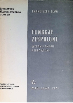 Funkcje zespolone