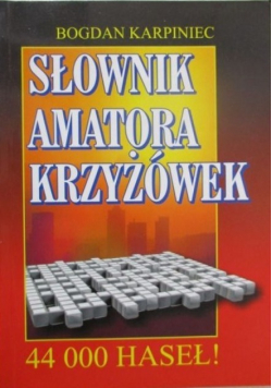 Słownik amatora krzyżówek