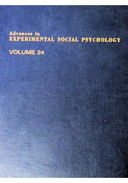 Advances in Experimental Social Psychology 24
