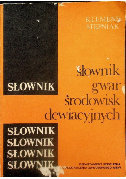Słownik gwar środowisk dewiacyjnych