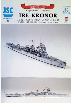 Model kartonowy JSC Nr 13 / 04 Krążownik