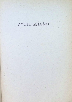 Życie książki