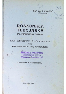 Doskonała tercjarka 1928 r.