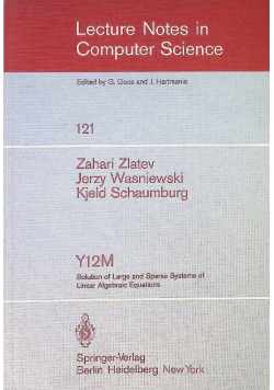 Lecture Notes in Computer Science Volume 121