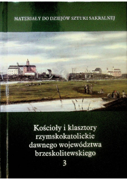 Kościoły i klasztory rzymskokatolickie dawnego województwa brzeskolitewskiego Tom 3