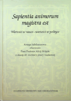 Sapientia animorum magistra est