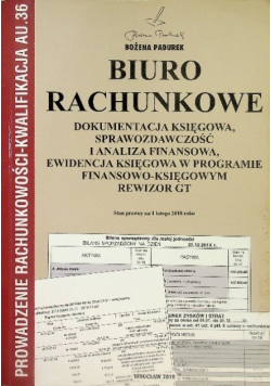 Biuro rachunkowe Dokumentacja księgowa, sprawozdawczość finansowa, analiza finansowa, ewidencja księgowa w programie finansowo-księgowym Rewizor GT