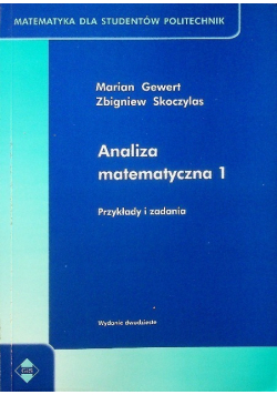 Analiza matematyczna Część 1 Przykłady i zadania