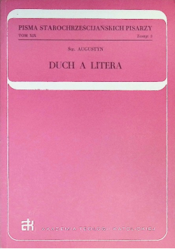 Duch a litera Tom XIX Zeszyt 3