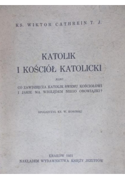 Katolik i Kościół katolicki, 1931 r.