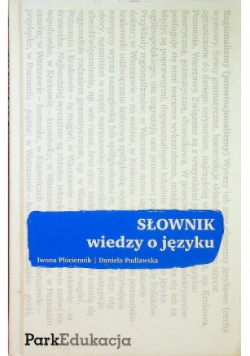Słownik wiedzy o języku