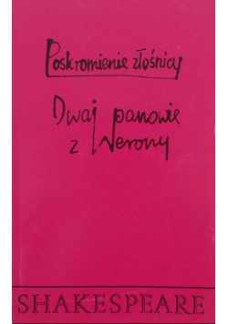 Poskromienie złośnicy, Dwaj panowie z Werony