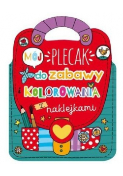 Mój plecak do zabawy i kolorowania z naklejkami
