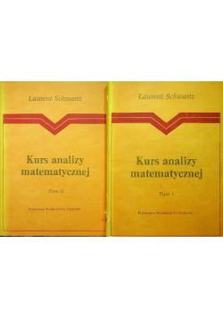 Kurs analizy matematycznej Tom I i II