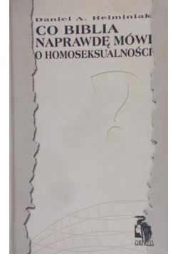 Co Biblia naprawdę mówi o homoseksualności
