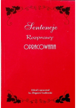 Sentencje Rozprawy Opracowania