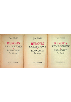 Rękopis znaleziony w Saragossie Tom 1 do 3  1950 r