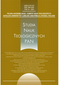 Studia nauk teologicznych PAN Tom 18