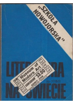 Literatura na świecie Nr 7 / 86