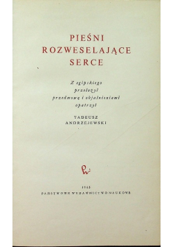 Pieśni rozweselające serce