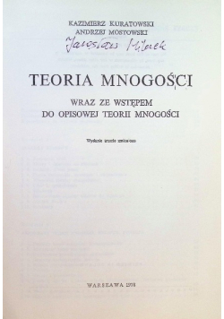 Teoria mnogości
