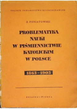 Problematyka nauki w piśmiennictwie katolickim w Polsce
