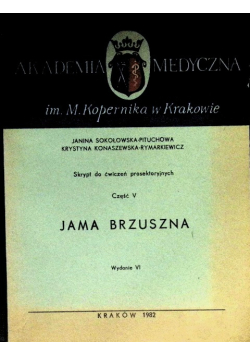 Skrypt do ćwiczeń prosektoryjnych jama brzuszna Część 5