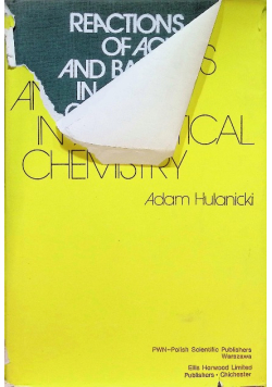 Reactions of acids and bases in analytical chemistry