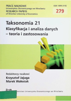 Taksonomia 21 Klasyfikacja i analiza danych - teoria i zastosowania