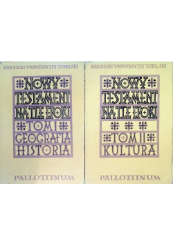 Nowy testament na tle epoki Tom I i II