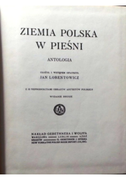 Ziemia polska w pieśni 1949r.