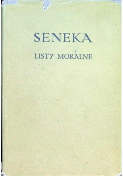 Seneka listy moralne