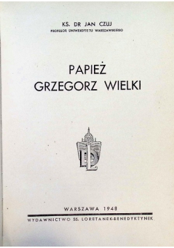 Papież Grzegorz Wielki, 1948 r.