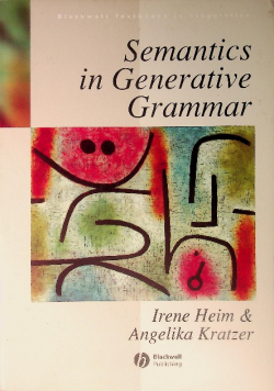 Semantics in Generative Grammar