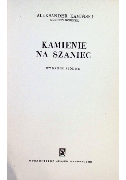 Kamienie na szaniec