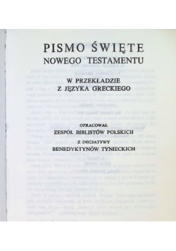 Pismo święte starego i nowego testamentu