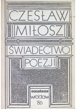 Świadectwo poezji