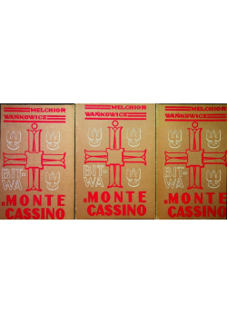 Bitwa o Monte Cassino Tom 1 do 3 1947 r.